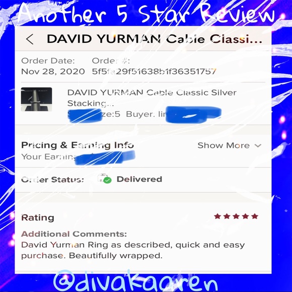 DAVID YURMAN Cable Classic Silver Stacking… - Picture 12 of 14